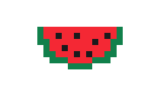 すいかのドット絵