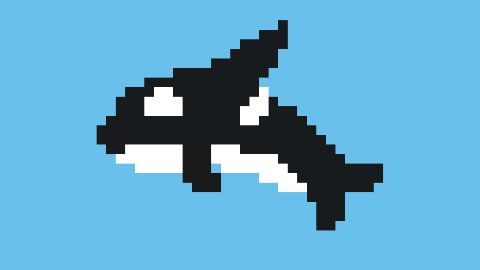 シャチのドット絵