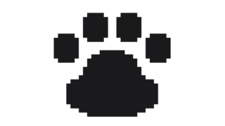 肉球のドット絵