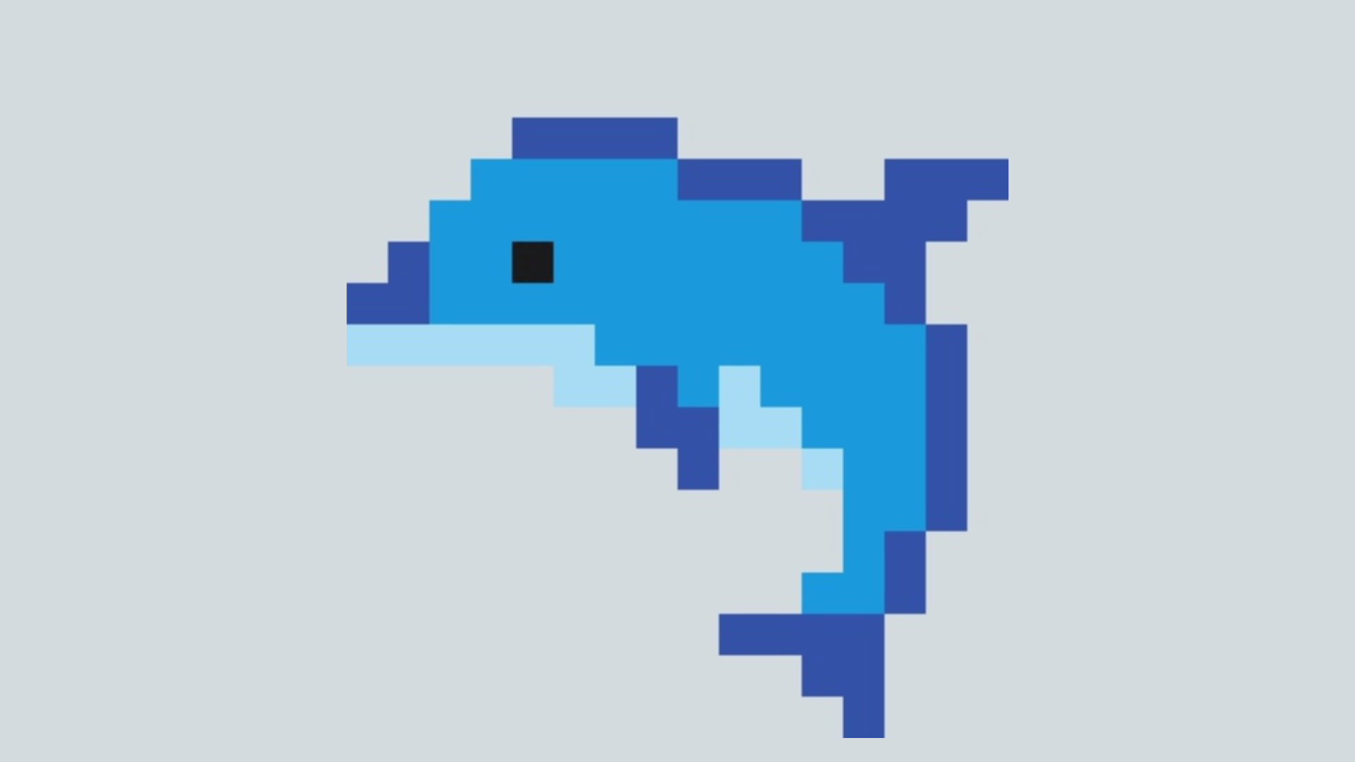 イルカのドット絵